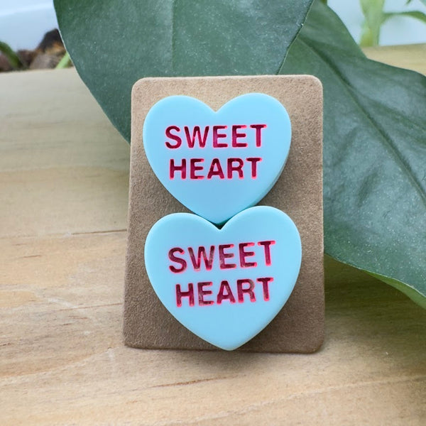 Candy Heart Earrings