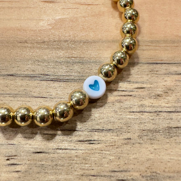 Heart Bead Bracelets