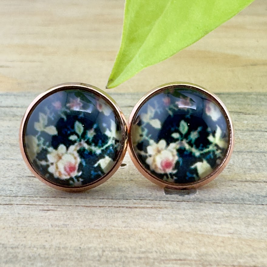 Vintage Floral Earrings
