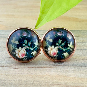 Vintage Floral Earrings